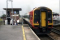 159012 passes Gillingham Signalbox. © Andrew Ross