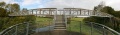 A three-photo stitch of the bridge taken from the viewing platform.