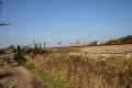 Approaching the crossing from the lane that runs behind Powderham Church. © Andrew Ross