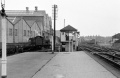 Three photos showing the signal box at Fishponds (still showing the pre-war spelling of Fish Ponds). In this one a 4F is shunting the yard. © Roger Newport