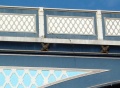 A close up of the paintwork on this bridge.