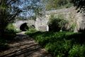 The view from the other side of the viaduct looking back towards Midsmer Norton.
