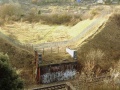 Back on top of Narroways Hill and this is the view of the west abutment of the dismantled connecting line. The sheer amount of hill that was carted away to create these two railway lines at this location is amazing.