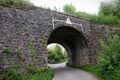 The bridge now marks the start of the Wye Valley Greenway, a cyclepath to Tintern along the route of the railway.