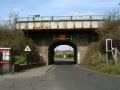 The bridge viewed from the other side. Nailsea & Backwell station goes right over the top of this bridge.