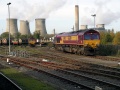 A view of the stabling point with Didcot Power Station behind.