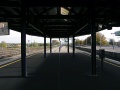 The view east from the waiting room.