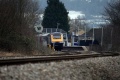 And comes to a stop in Stonehouse station.