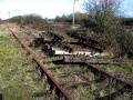 Bits of old pointwork litter the spot. The A403 is visible in the background. © Mike P
