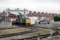 37515 and 37688 with a nuclear flask train on 27.11.07. © Geoff Sheppard, CC licence