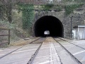 The view through the tunnel with Bradford on Avon station beyond. March 2005. © John Rawlings