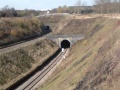 A closer view of the tunnels.