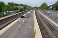 The view south from the station footbridge.