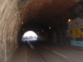 A rather blurry view through the tunnel.