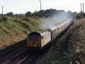 The view west with 47813 and 47818 top 'n' tailing the Blue Pullman.© Ian Tiley