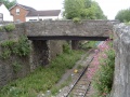 The railway then goes under two road bridges in quick succession. The first is Myrtle Hill.