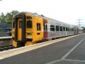 158745 awaits passengers at Filton Abbey Wood during July 2004.
