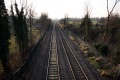 A similar view, this time pointing down the line to Bristol, rather than directly into the sun.