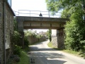 The bridges in the village of Tytherington were rebuilt in the 1970s to allow heavier trains to flow from Tytherington Quarry.