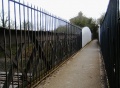 Looking back across the bridge.