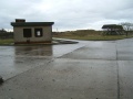 A view of the loading bays and office at the depot itself.