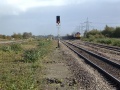 Standing at the eastern extremity of the station. The lines on the left go to the Severn Tunnel, while the lines on the right are the main lines to Gloucester via Caldicot. 60047 passes through on the relief line.
