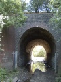 A bridge under the Bristol - South Wales railway line. Right in the middle of the diamond shaped area of land west of Bristol Parkway station.