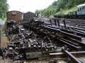 Piles of rail.