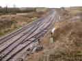 Another view of the junction showing the headshunt and the groundframe.