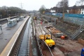 A couple of images showing a fourth platform being constructed.