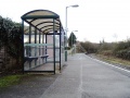 The first of two platform shelters.