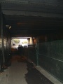 The underside of the bridge.