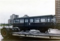 An A.C. railcar stands in Pickfords yard adjacent to Lawrence Hill station in 1972. It was on it's way to be displayed at Bleadon and Uphill railway museum. © Simon Whittingham