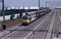 The first train to use the then new coal loading facilities at the Bulk Handling Terminal arrives behind 60072. 29.6.93. © Neil Higson