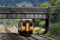 150229 passes under Brougham Hayes as it approaches Oldfield Park. © John Rawlings