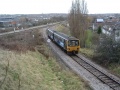 143611 leaves Narroways Junction and takes the branch for Avonmouth on 7.1.05.