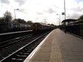 The 150 accelerates away from the station giving us a good view down the platforms.