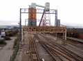 Standing on the footbridge and looking in the direction of Bristol. The huge loading tower is for coal trains bound for Didcot Power Station.