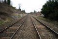 The view towards Stroud from the crossing.