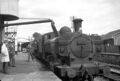 GWR Pannier tank 9626 is at the head of the 2 coaches that will form the 2.45pm to Witham. May 1962. Photo © Martin Tester (cc-by-sa/2.0)