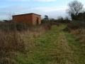 The platelayers hut on Bank Road near the junction with Northwick Road. This is the view towards Pilning.