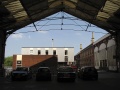 The box viewed from inside the original Temple Meads station showing how it was built in such a way to completely block the entrance to the station.