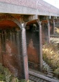 A view of the other side of this bridge again showing the extensions.