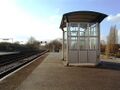 Standing on Platforms 2 & 3 and looking south. This is a similar view to the 1989 one above with the HST