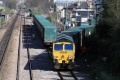 66552 shunts wagons at Westmoreland before continuing her journey to Bristol. © John Rawlings