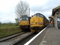 37674 at Cranmore on the the East Somerset Railway. 17.4.04