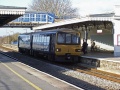 A general view of the station with 143603 waiting with a service for Taunton. © David Tutton