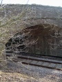A public footpath runs alongside the railway at this point allowing me to get a rather poor photo of the bridge.
