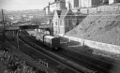 A Class 08 shunter propels a box van through the station. © Martin Tester (cc-by-sa/2.0)