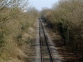 Looking back along the line towards Yate. North Road is just beyond the bend in the track. The abundance of greenery belies the fact that this section of line runs through the middle of a couple of industrial estates.